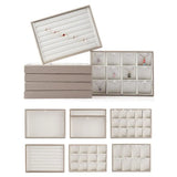 Stackable Jewelry Display Trays Organizer Storage Trays