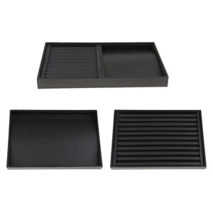 PU Leather Stackable Jewelry Tray Display Organizer