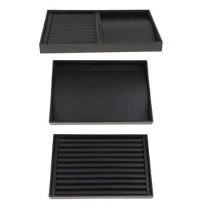 PU Leather Stackable Jewelry Tray Display Organizer
