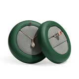 PU Leather Ring Holder Tray Necklace Display Stand Jewelry Organizer