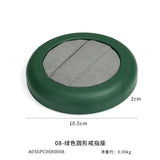 PU Leather Ring Holder Tray Necklace Display Stand Jewelry Organizer