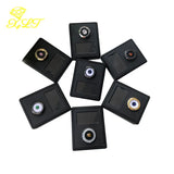 Round Gem Box With Rhinestone Display Base Jewelry Gift Box
