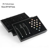 Jewelry Tray Organizer Storage Box Necklace Ring Earring Stand