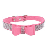 PU Punk Leather Butterfly Collar Necklace Rhinestone Choker Collar