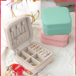 PU storage jewelry box earrings ring small jewelry box