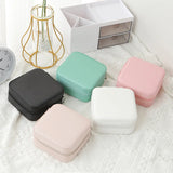 PU storage jewelry box earrings ring small jewelry box
