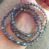 Feldspar Bracelet Woman Natural Ash Moonlight Stone Circle Multi-storey Bracelet
