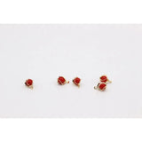 PURPLEGRAPE 18K Bell Zircon Loose Pearl Jewelry DIY Material
