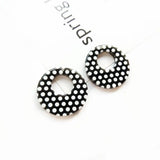 Purple Acetate Geometry Pendant DIY Earrings - Pack of 8