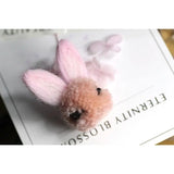 PURPLEGRAPE Wool Rabbit Jewelry Material DIY Earrings Rubber Band Accessories