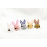 PURPLEGRAPE Wool Rabbit Jewelry Material DIY Earrings Rubber Band Accessories