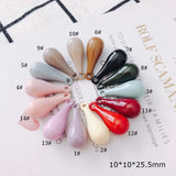10pcs Multicolor Drop Shape Earrings Hair Accessories Keychain Pendant