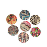 Japan Korea Vintage Metal Earrings Necklace Pendant 6pcs