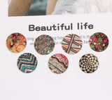 Japan Korea Vintage Metal Earrings Necklace Pendant 6pcs