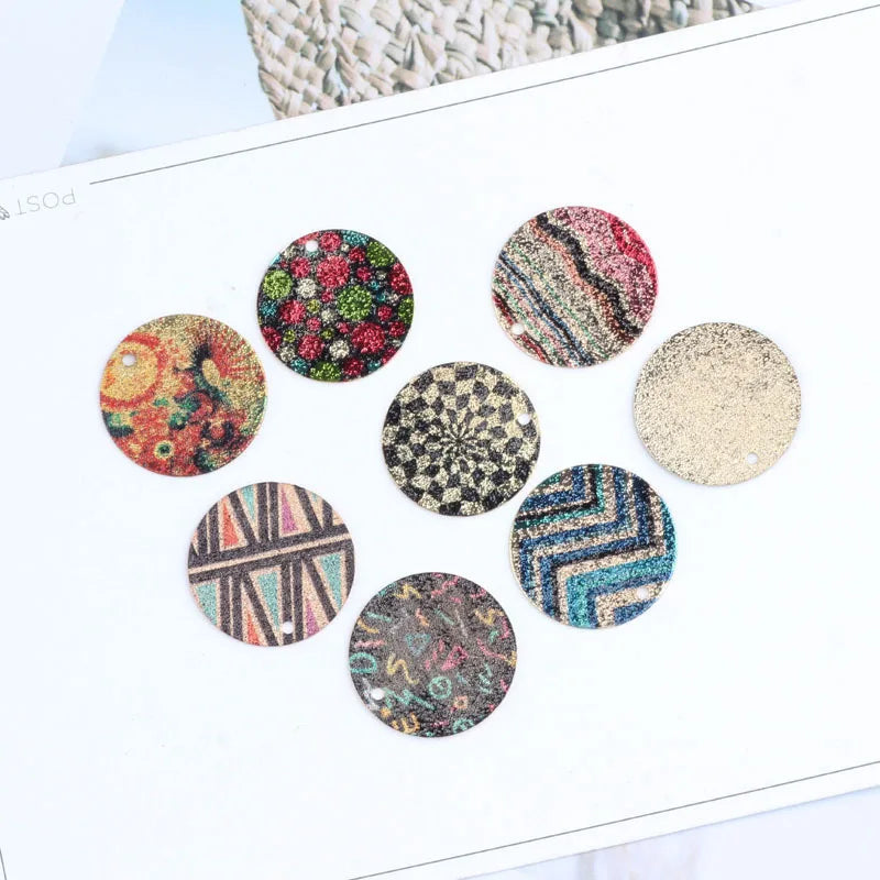 Japan Korea Vintage Metal Earrings Necklace Pendant 6pcs