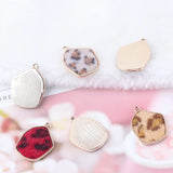 Leopard Print Geometric Jewelry Set 8 Pieces