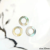 Natural Shell Pendant DIY Earring Jewelry Accessories 4 Pack