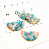 PurpleGrape Japan/Korea Geometry Acrylic Earrings Pack of 6