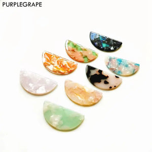 PurpleGrape Japan/Korea Geometry Acrylic Earrings Pack of 6