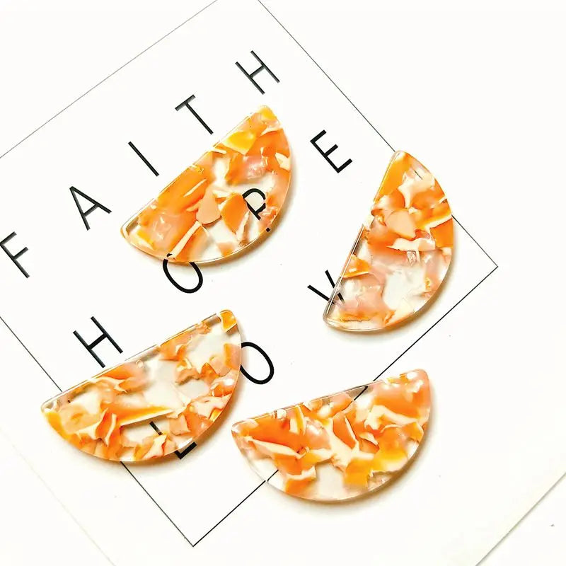 PurpleGrape Japan/Korea Geometry Acrylic Earrings Pack of 6