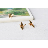 Japanese Alloy Paper Crane Pendant for Earrings DIY
