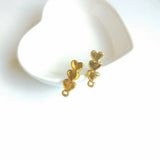 Minimalism Metal Star Love Ear Stud Earrings DIY 8 Pack