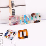 Minimalist DIY Acetate Buttons Earrings Necklace Pendant Jewelry 10pcs