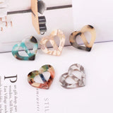 Minimalist DIY Acetate Buttons Earrings Necklace Pendant Jewelry 10pcs