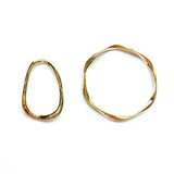 Geometric Alloy Pendant DIY Earrings Necklace Set