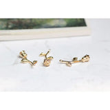 18K Real Jewelry Material DIY Earrings Accessories Bracelet Necklace