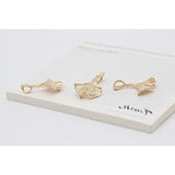 18K Real Jewelry Material DIY Earrings Accessories Bracelet Necklace
