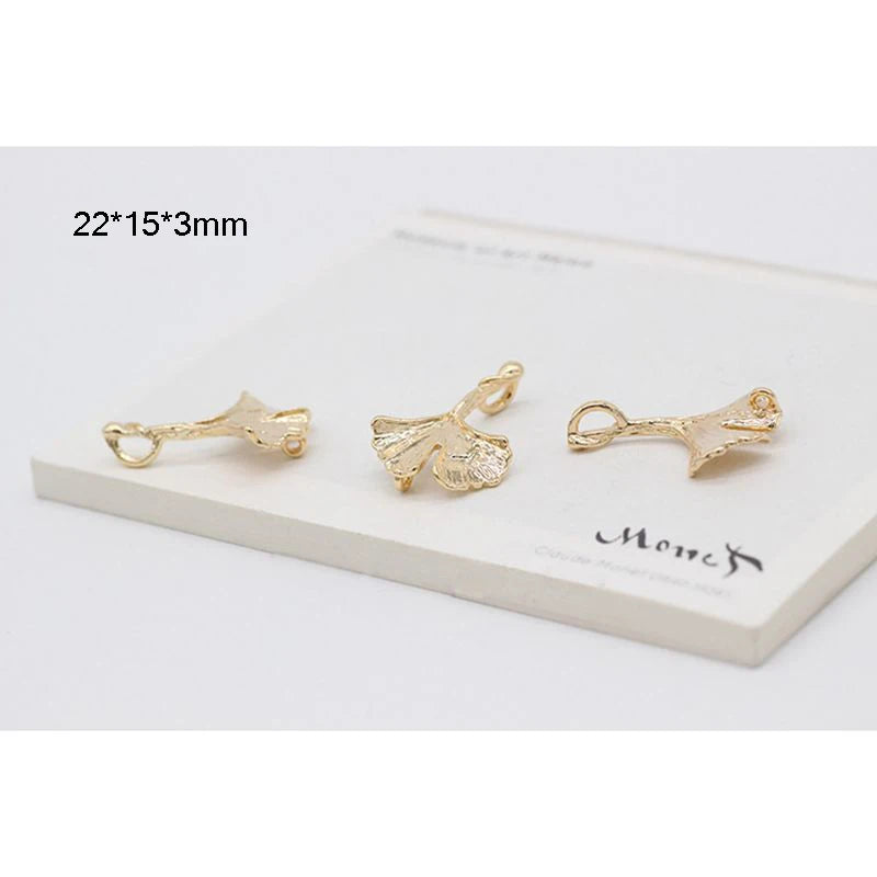 18K Real Jewelry Material DIY Earrings Accessories Bracelet Necklace