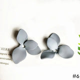 Matte Texture Multi-Color DIY Earrings Set