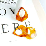 Minimalist Geometric Acrylic Earrings