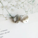 PURPLEGRAPE metal stud earrings for DIY - 10 pieces