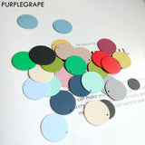 Matte Texture Disc Earrings Pendant Pack of 6
