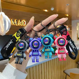 Astronaut Bears Key Chains Animal Keyring Holder for Car Jewelry Gift