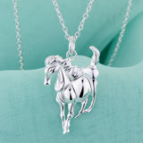 925 Silver Pony Zodiac Pendant Necklace, Perfect Jewelry Gift