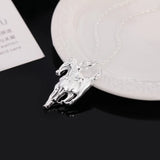 925 Silver Pony Zodiac Pendant Necklace, Perfect Jewelry Gift
