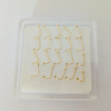 20Pcs 925 Sterling Silver 1.5mm Screw Nose Stud Body Jewelry