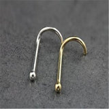 20Pcs 925 Sterling Silver 1.5mm Screw Nose Stud Body Jewelry
