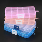 4Pcs Plastic Jewelry Box Organizer Storage Container 15 Grids