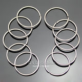 10 Hoop Circle Dreadlock Dreads Updo Hair Pin Dress Snap Barrette Clip
