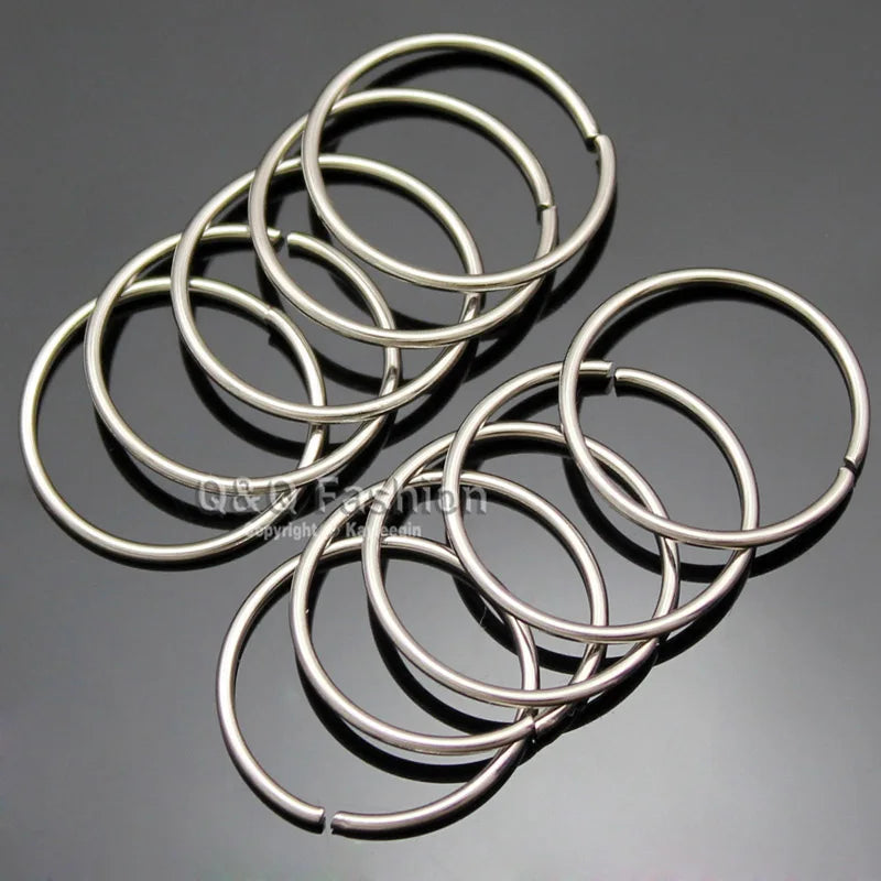 10 Hoop Circle Dreadlock Dreads Updo Hair Pin Dress Snap Barrette Clip