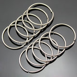 10 Hoop Circle Dreadlock Dreads Updo Hair Pin Dress Snap Barrette Clip