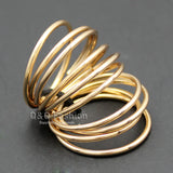 10 Hoop Circle Dreadlock Dreads Updo Hair Pin Dress Snap Barrette Clip