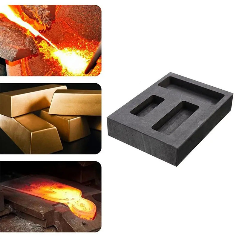 3-Pack Professional Ingot Smelting Tool 80x60x25mm