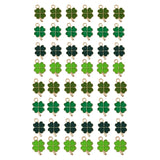 48 Happy Four-leaf Clover Pendant Charms DIY Craft Jewellery Ornaments