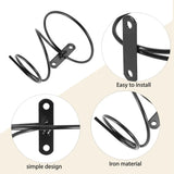 6 Wine Rack Set - Metal Hanging Wine Bottle Holder with Screws