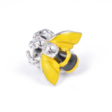 Bee Cufflinks Brooch Set Insect Animal Shape Men's Jewelry